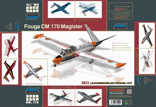 Fouga CM. 170 Magister Kit by AMK Models